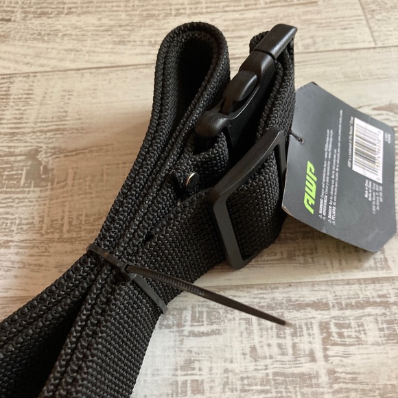 AWP Black TACTICAL POLY BELT ADJUSTABLE Up To 50 Inch Quick Release Buckle Work - Picture 3 of 6